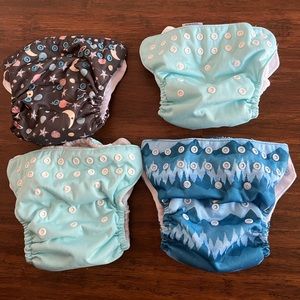 Thirsties AIO OS Cloth Diapers (All In One, One Size)